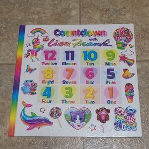 Countdown With Lisa Frank~Picture Book~Number Countdown~2022